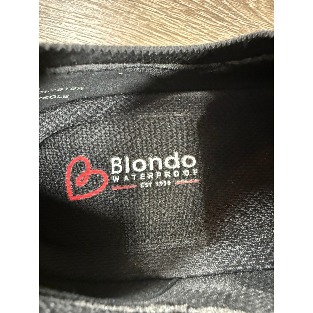 Blondo Karen Waterproof Black Knit Slip On Sneakers Women's 8M Athletic Shoes - Picture 7 of 8